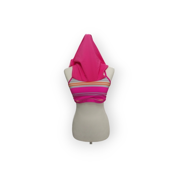 Lululemon Amped Up Tank Top Raspberry Glo Light Groovy Multi Stripe - Picture 5 of 10